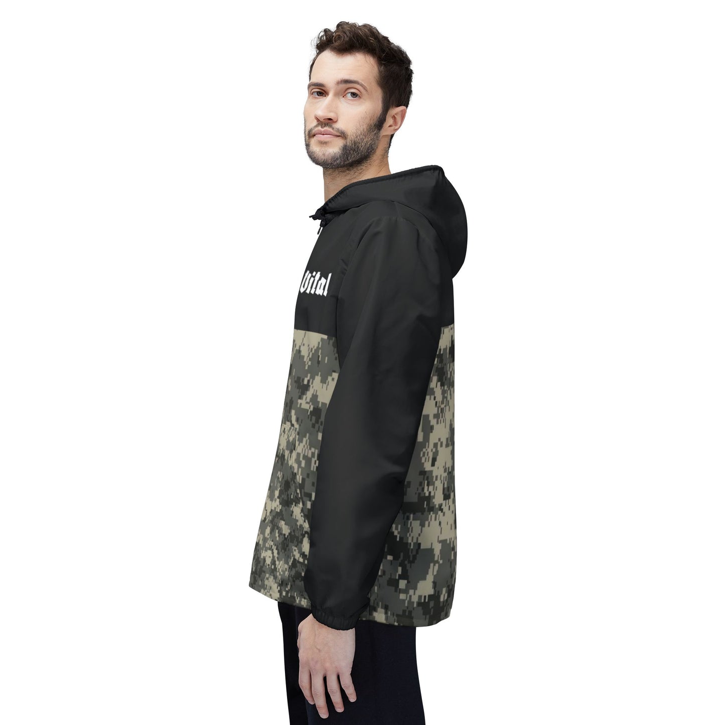 Giacca a vento mimetica unisex
