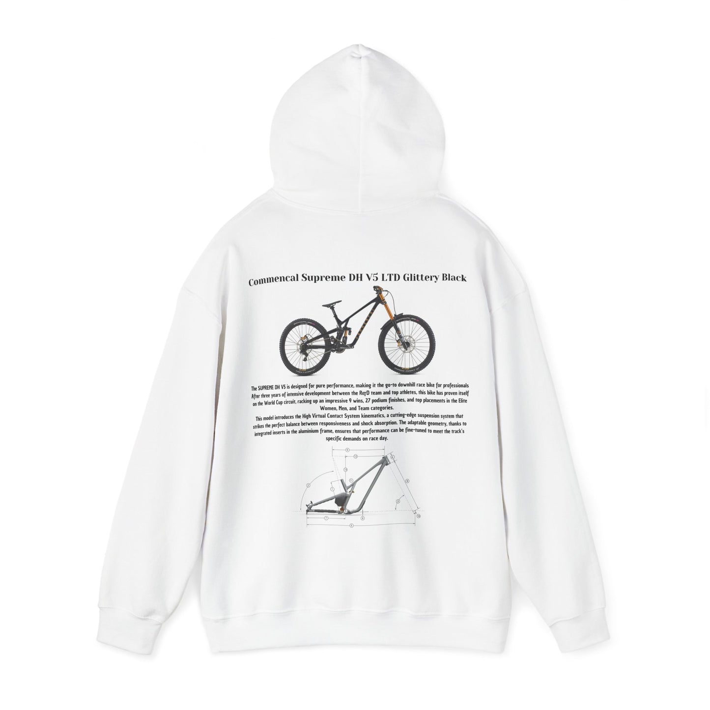 Felpa unisex - Commencal Supreme DH V5 LTD Glittery Black