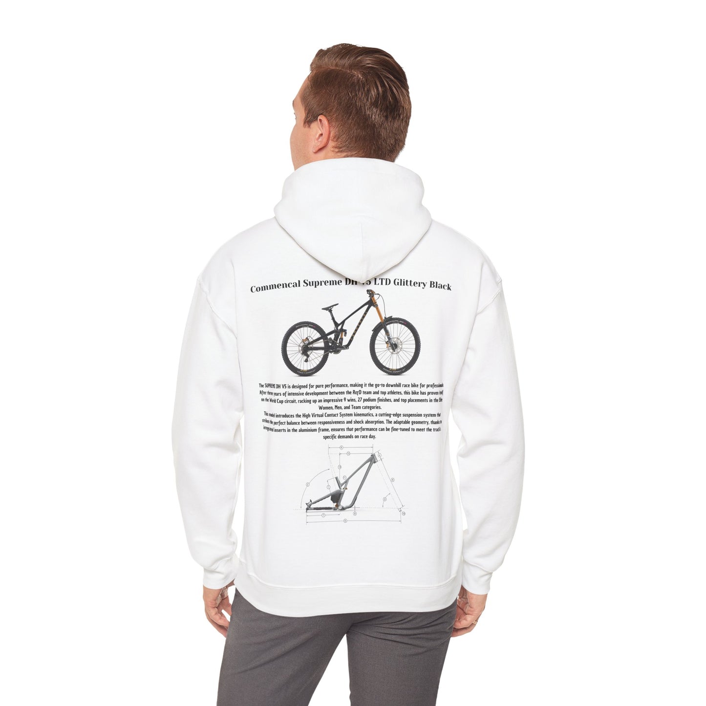 Felpa unisex - Commencal Supreme DH V5 LTD Glittery Black