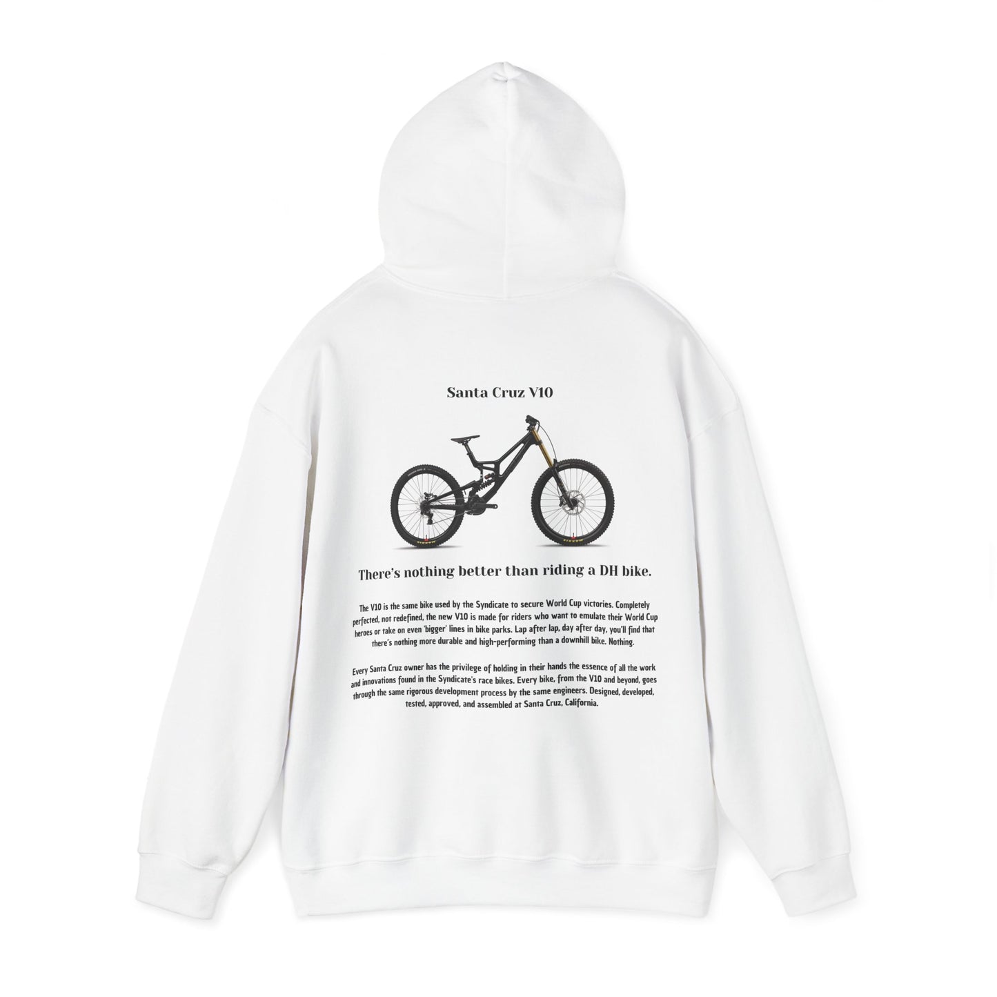 Felpa unisex - Santa Cruz V10 (Nera)