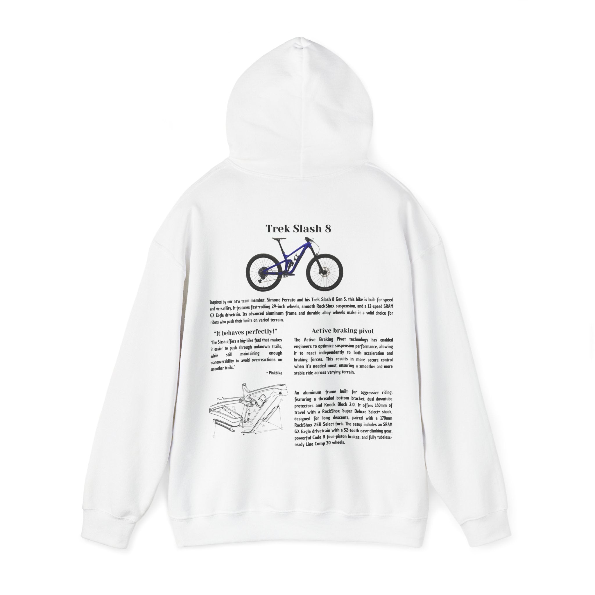 Felpa unisex - Trek Slash 8 (collaborazione con Simone Ferrato)