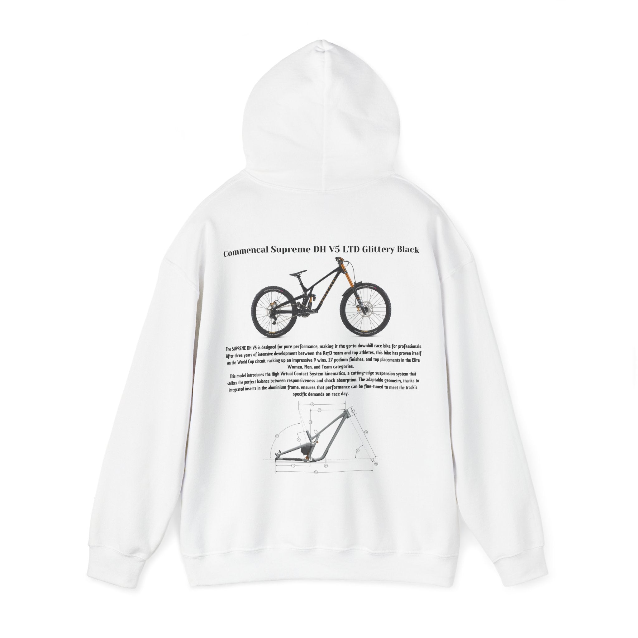 Felpa unisex - Commencal Supreme DH V5 LTD Glittery Black