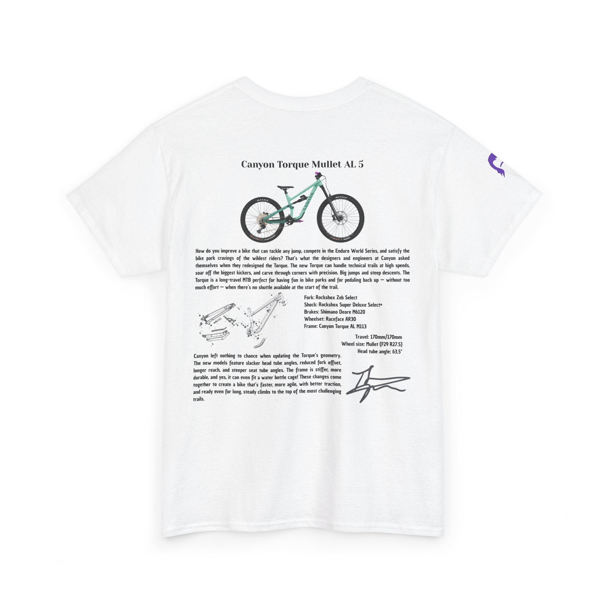 T-Shirt personalizzata Canyon Torque Mullet AL 5