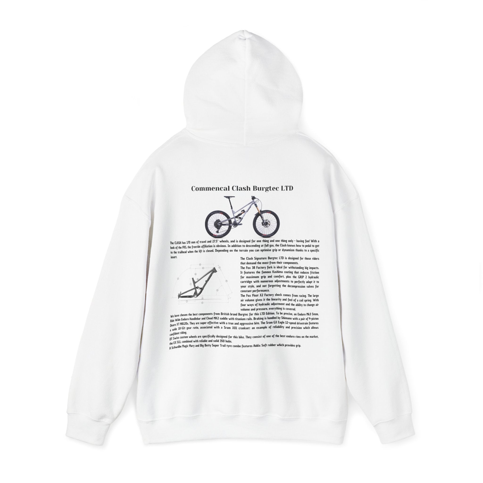 Felpa unisex - Commencal Clash Signature Burgtec LTD